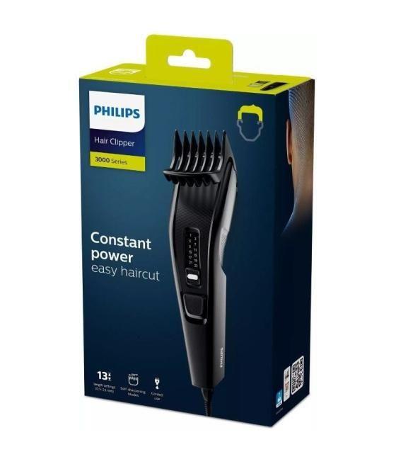 Cortapelos philips hairclipper series 3000 hc3510/15/ con cable/ 2 accesorios