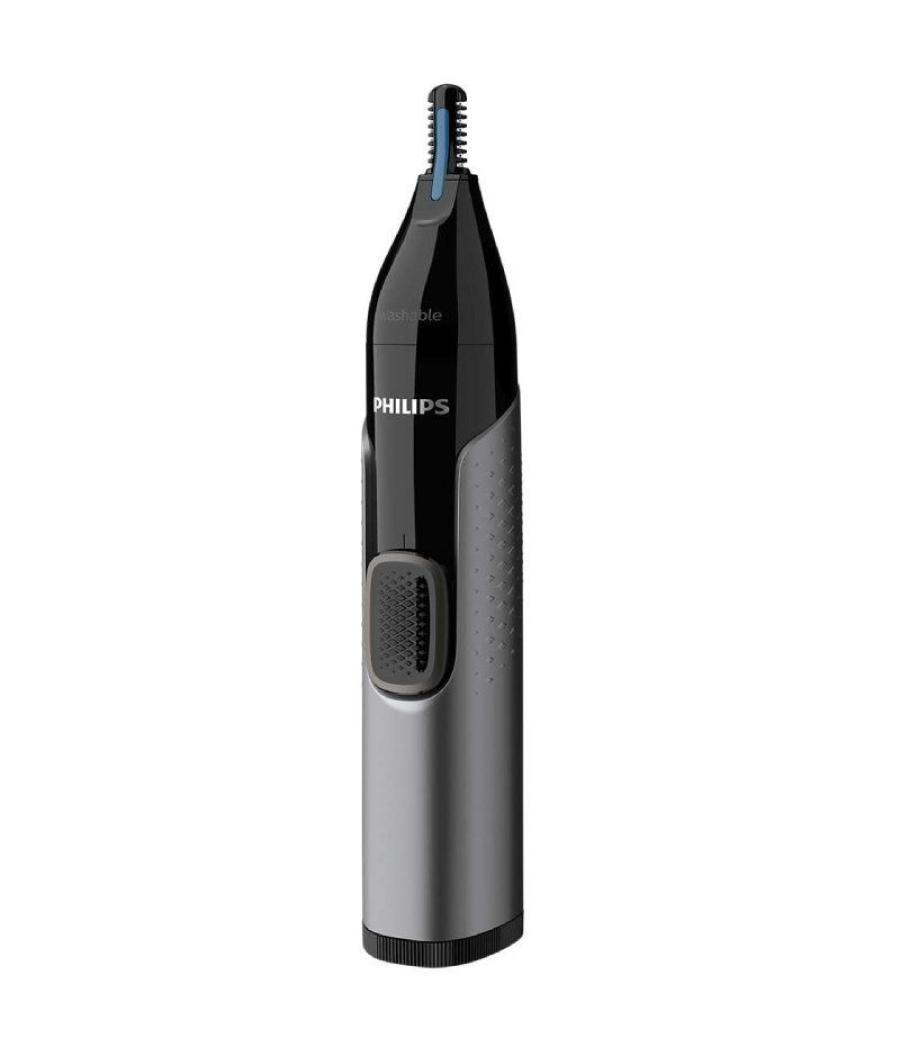 Perfilador philips nose trimmer 3650 serie 3000/ a pilas/ 3 accesorios