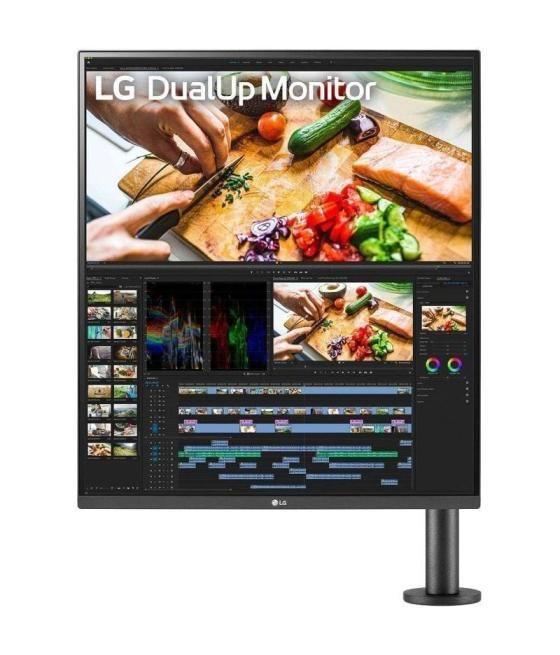 Monitor profesional lg dualup ergo 28mq780-b 27.6'/ sdqhd/ multimedia/ negro