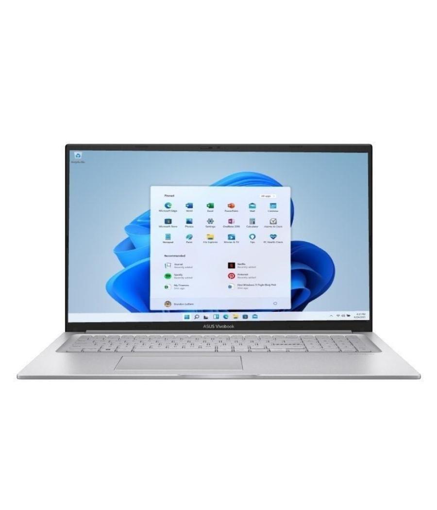 Portátil asus vivobook 17 f1704va-au188w intel core i7-1355u/ 16gb/ 1tb ssd/ 17.3'/ win11