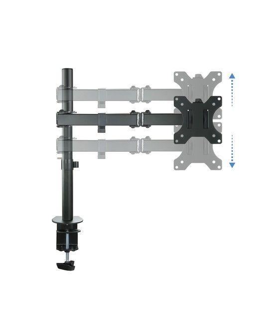TooQ Soporte de Mesa Giratorio e Inclinable para Pantalla (Monitor / TV Plasma / LCD / LED) 13"-32", de Un Brazo, max 8 kg, Negr