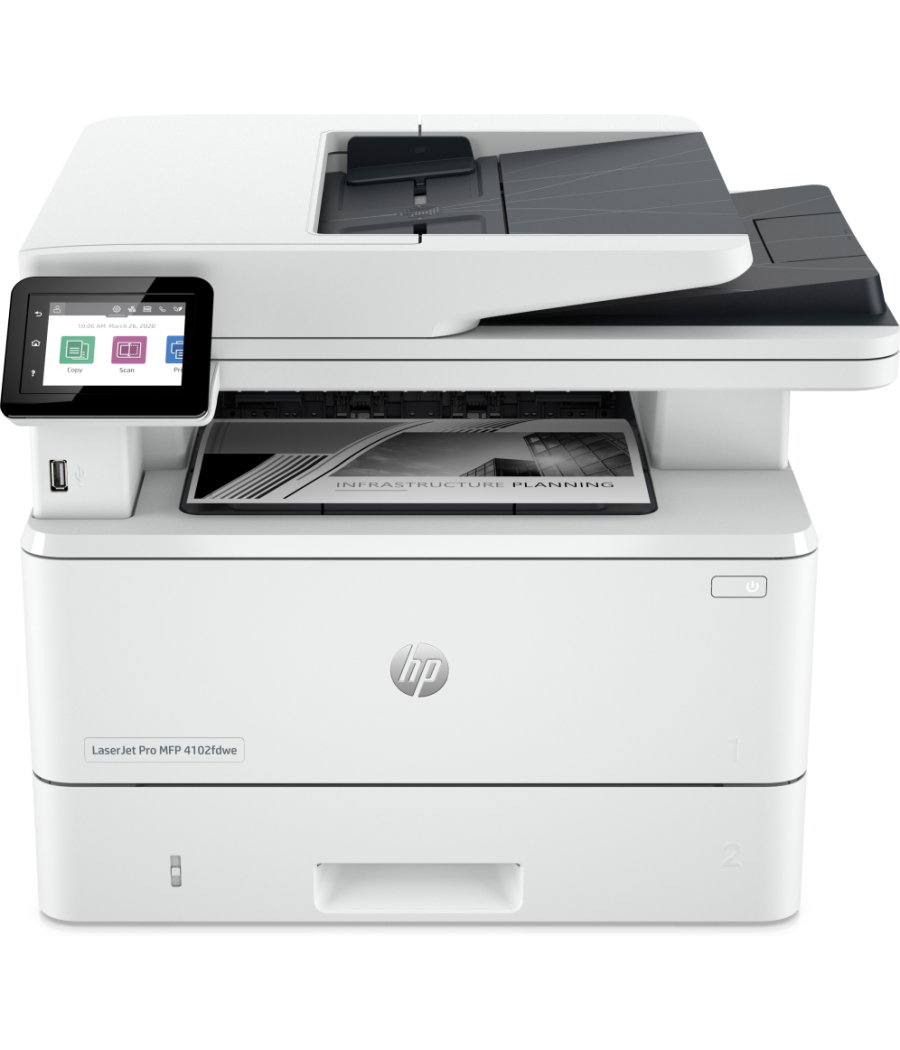 Impresora hp laserjet pro mfp 4102fdwe multifuncion monocromo