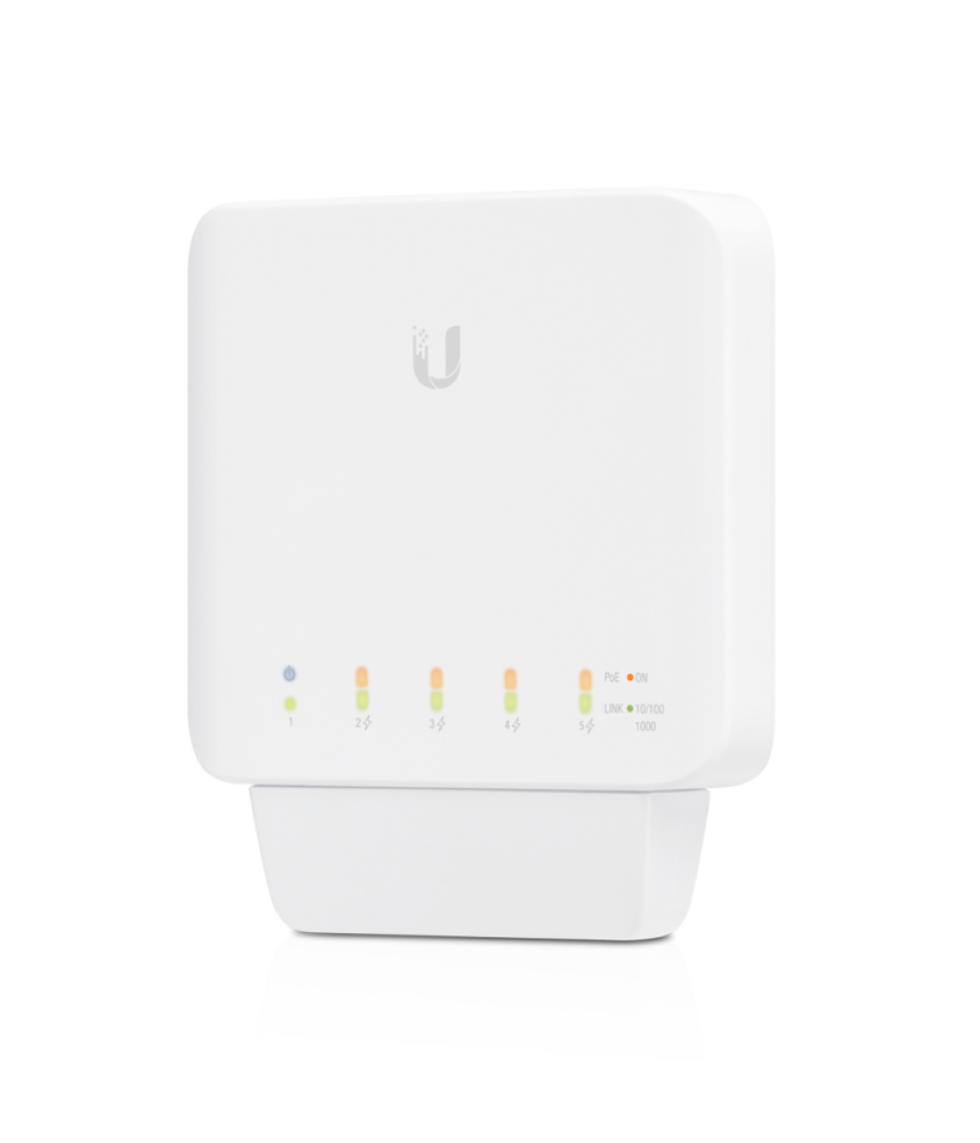 Switch ubiquiti usw-flex unifi switch flex 5 poe interior y exterior