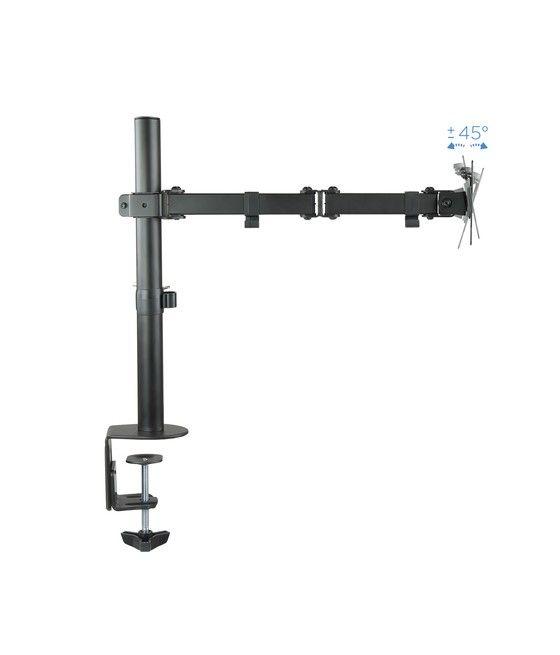 TooQ Soporte de Mesa Giratorio e Inclinable para Pantalla (Monitor / TV Plasma / LCD / LED) 13"-32", de Un Brazo, max 8 kg, Negr