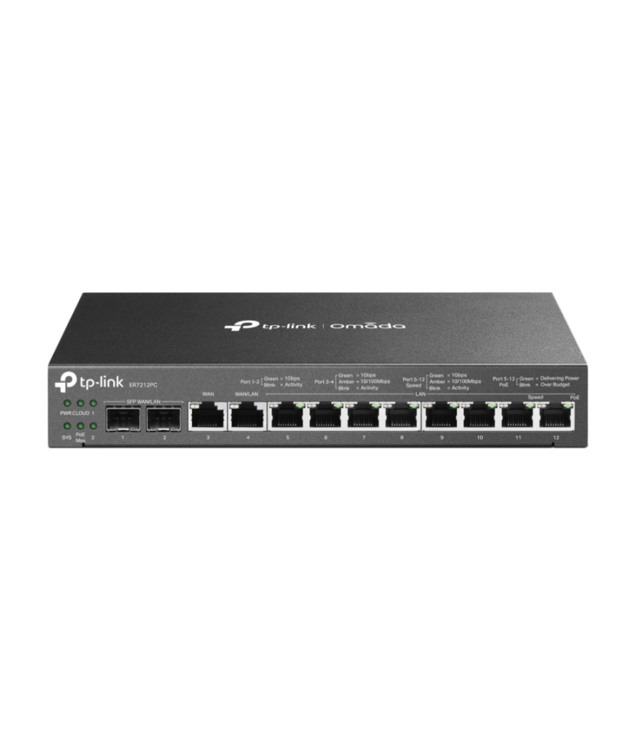 Router switch controller omada er7212pc vpn poe+