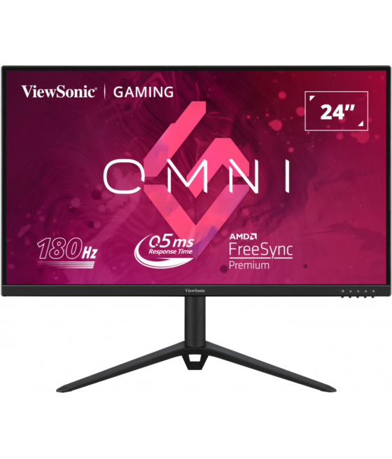Monitor viewsonic gaming 24" fhd ips 180hz ajustable freesync hdr10