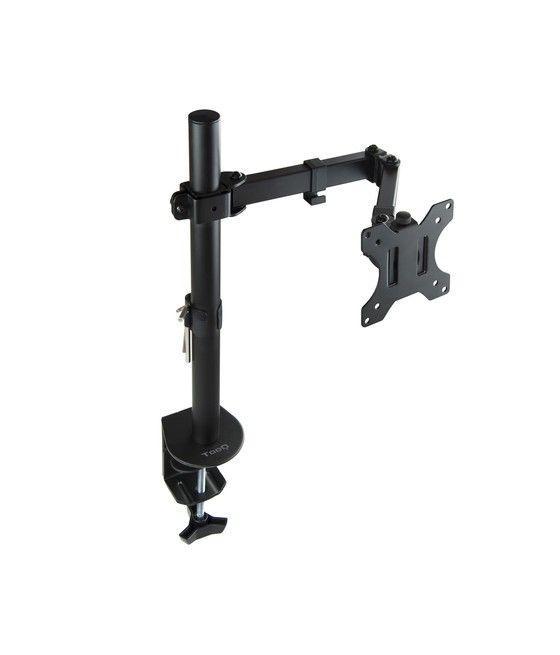 TooQ Soporte de Mesa Giratorio e Inclinable para Pantalla (Monitor / TV Plasma / LCD / LED) 13"-32", de Un Brazo, max 8 kg, Negr