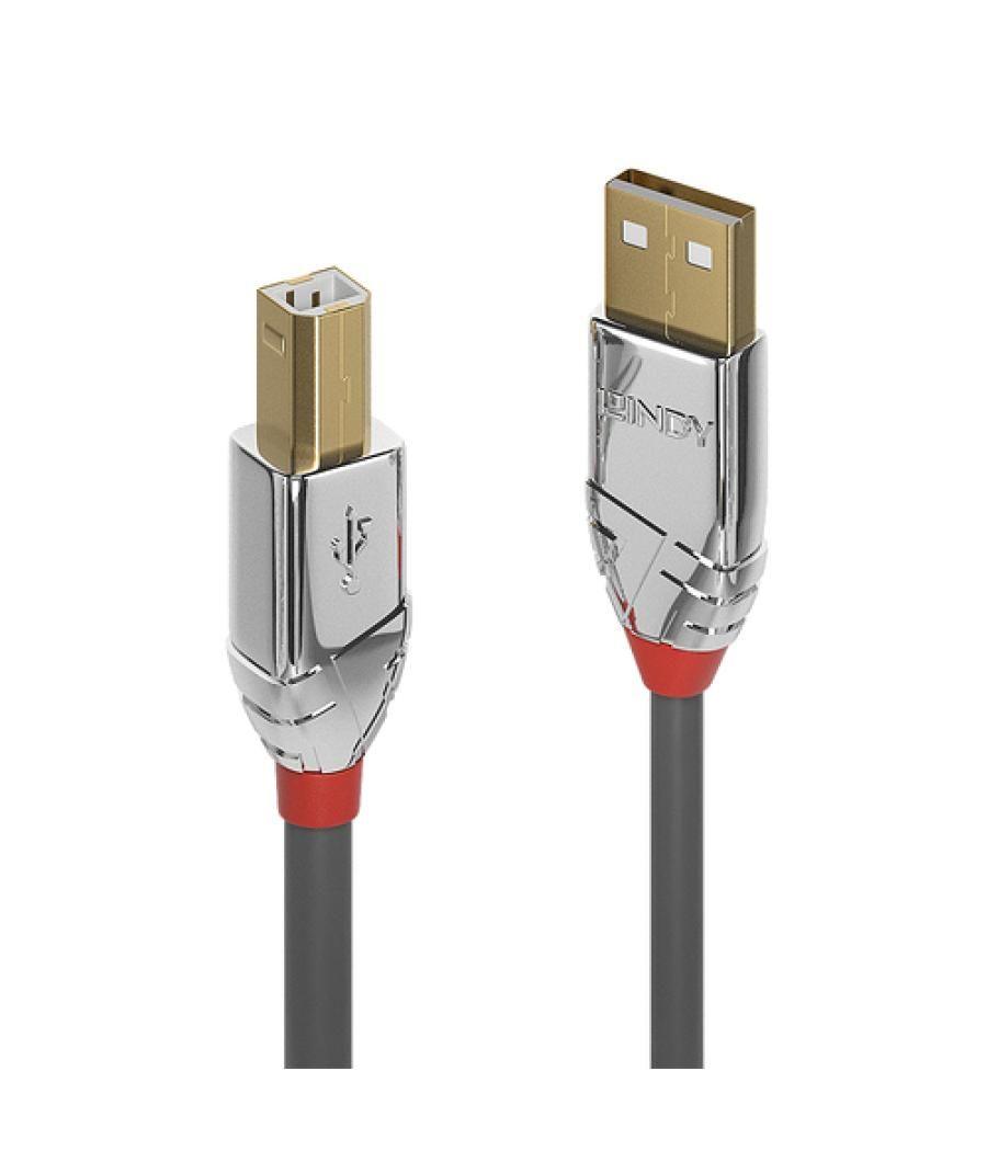 Lindy 36640 cable USB 0,5 m USB 2.0 USB A USB B Gris