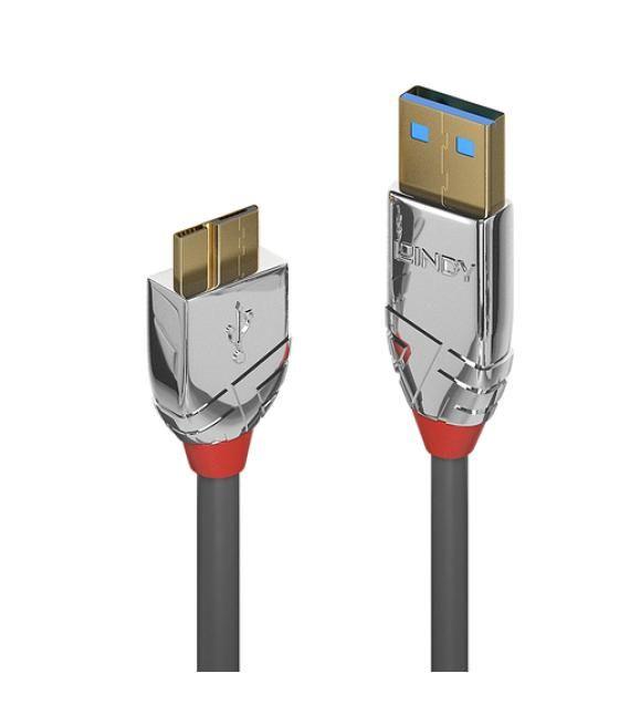 Lindy 36658 cable USB 2 m USB 3.2 Gen 1 (3.1 Gen 1) USB A Micro-USB B Gris