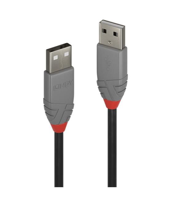 Lindy 36690 cable USB 0,2 m USB 2.0 USB A Negro