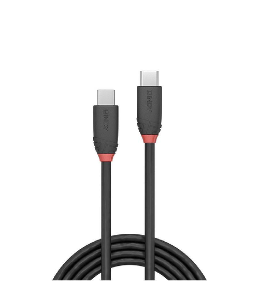 Lindy 36905 cable USB 0,5 m USB 3.2 Gen 1 (3.1 Gen 1) USB C Negro