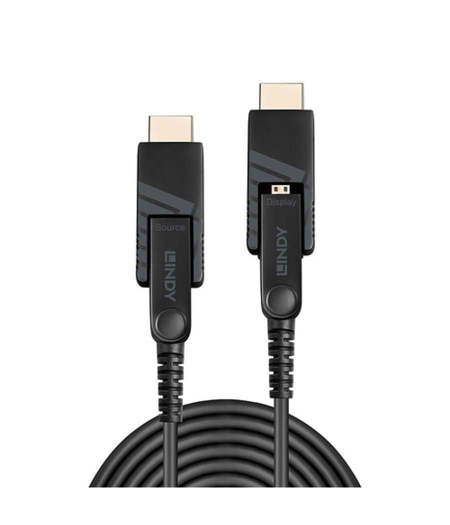 Lindy 38323 cable HDMI 40 m HDMI tipo D (Micro) Negro