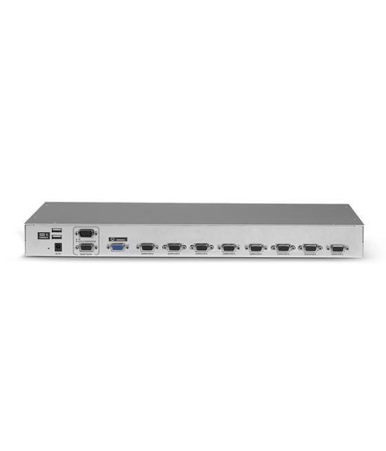 Lindy 39526 interruptor KVM Montaje en rack Plata