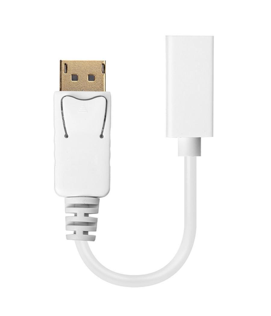 Lindy 41060 adaptador de cable de vídeo 0,15 m DisplayPort Mini DisplayPort Blanco