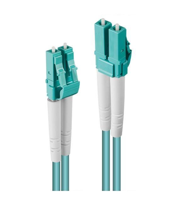 Lindy 46372 cable de fibra optica 3 m LC OM3 Turquesa