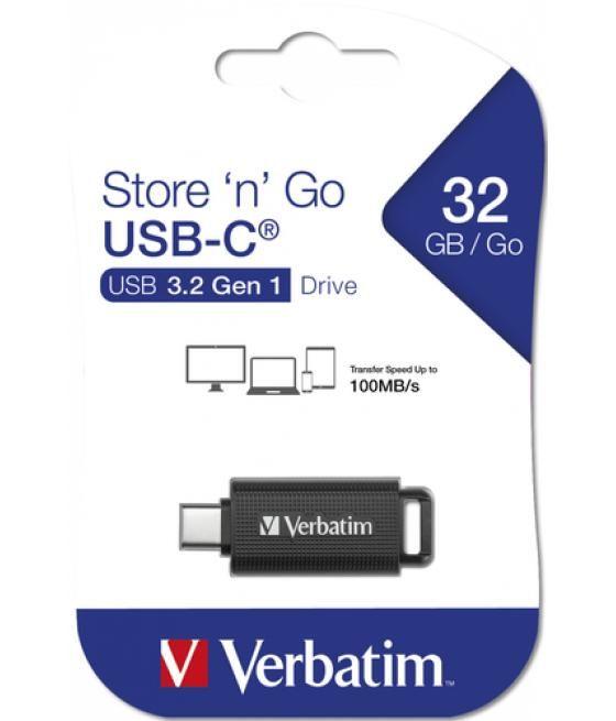 Verbatim Store 'n' Go unidad flash USB 32 GB USB Tipo C 3.2 Gen 1 (3.1 Gen 1) Negro