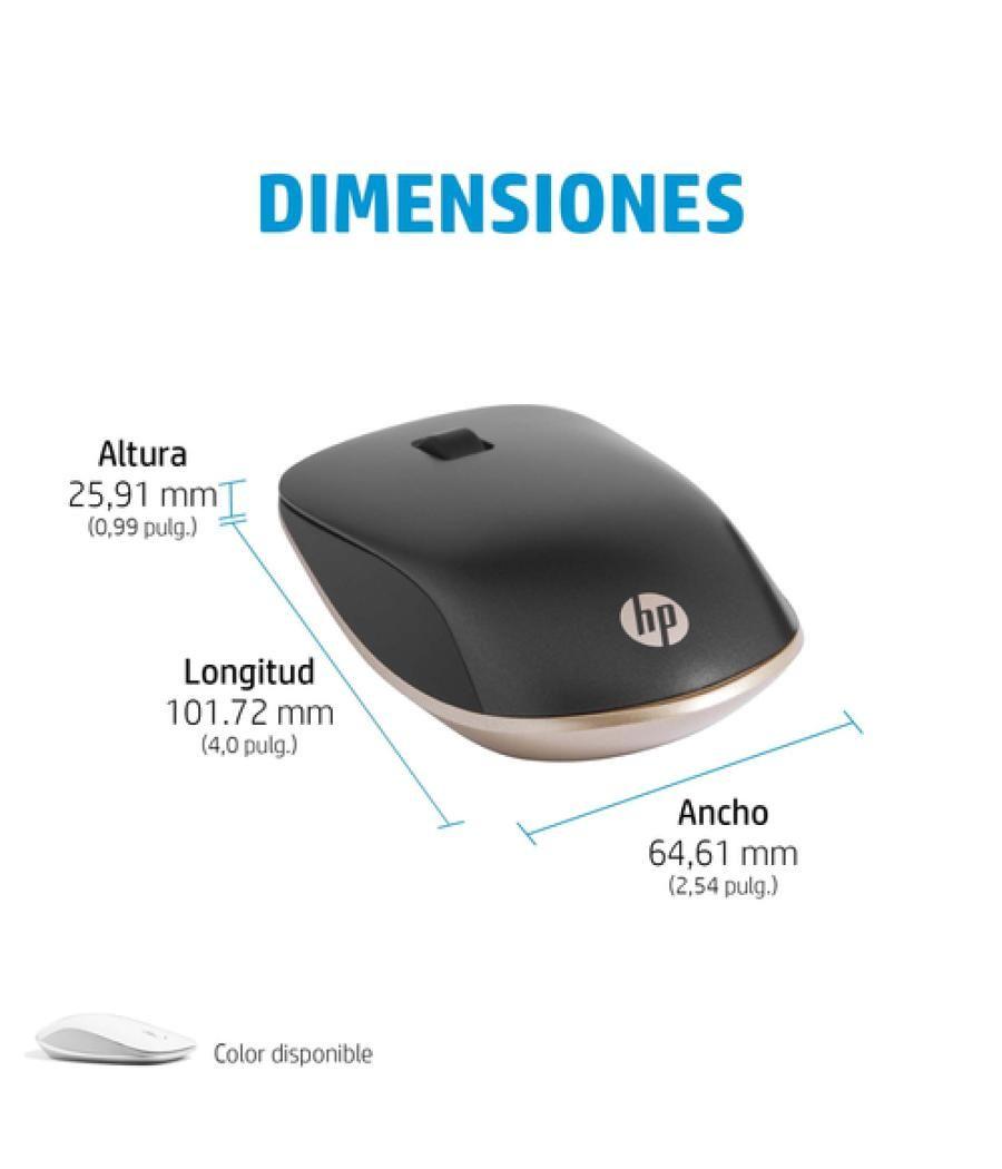 HP Ratón Bluetooth 410 de perfil bajo y plata