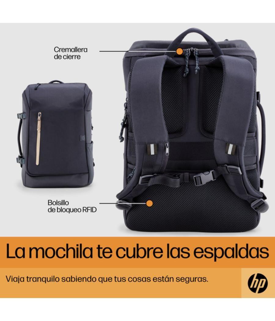 HP Mochila para portátil Travel de 15,6 pulgadas y 25 litros gris hierro