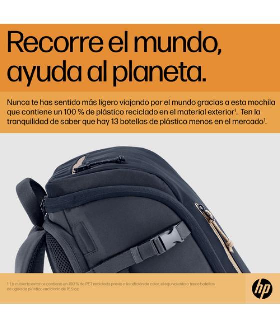 HP Mochila para portátil Travel de 15,6 pulgadas y 25 litros gris hierro