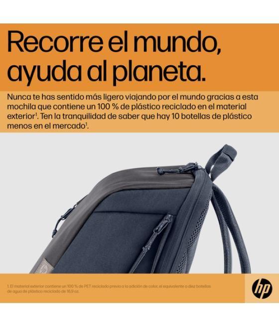 HP Mochila para portátil Travel de 15,6 pulgadas y 18 litros, color gris