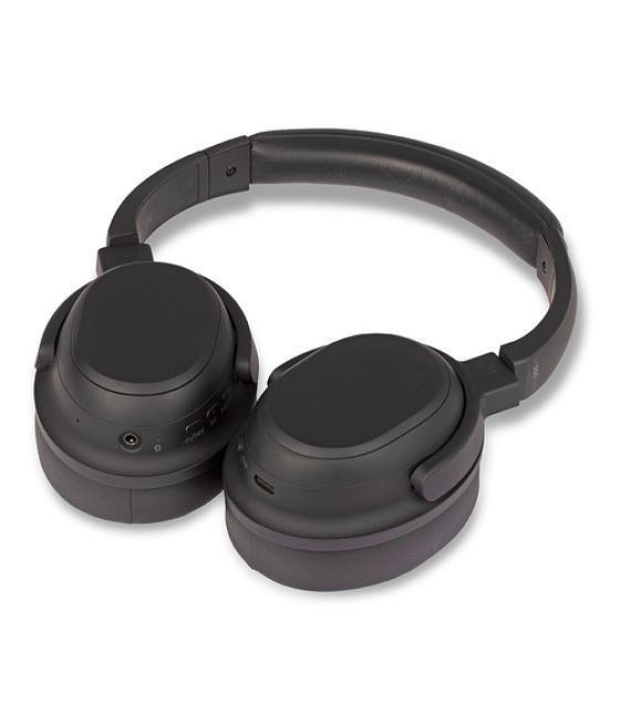 Lindy LH500XW+ Auriculares Inalámbrico y alámbrico Diadema Llamadas/Música USB Tipo C Bluetooth Negro