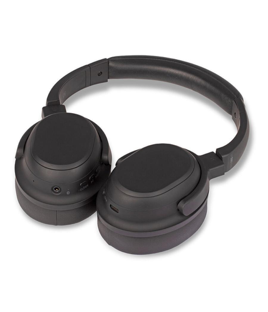 Lindy LH500XW+ Auriculares Inalámbrico y alámbrico Diadema Llamadas/Música USB Tipo C Bluetooth Negro