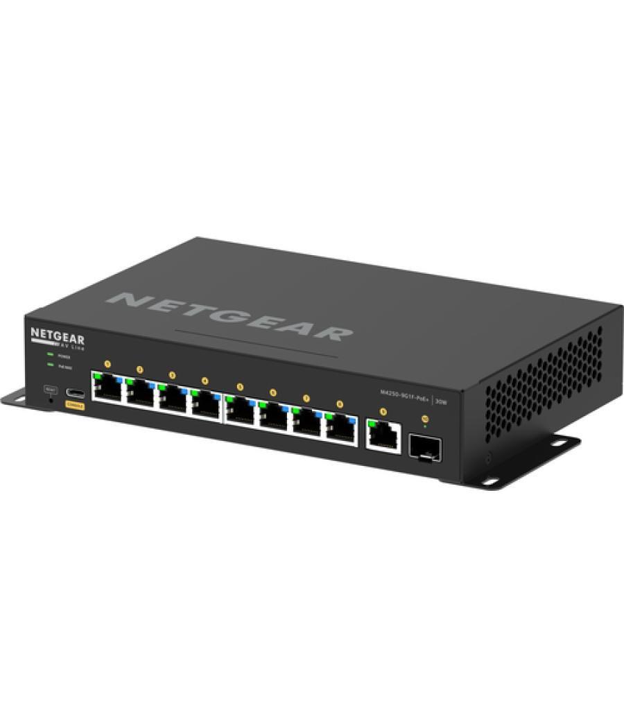 NETGEAR GSM4210PD-100EUS switch Gestionado L2/L3 Gigabit Ethernet (10/100/1000) Energía sobre Ethernet (PoE) Negro