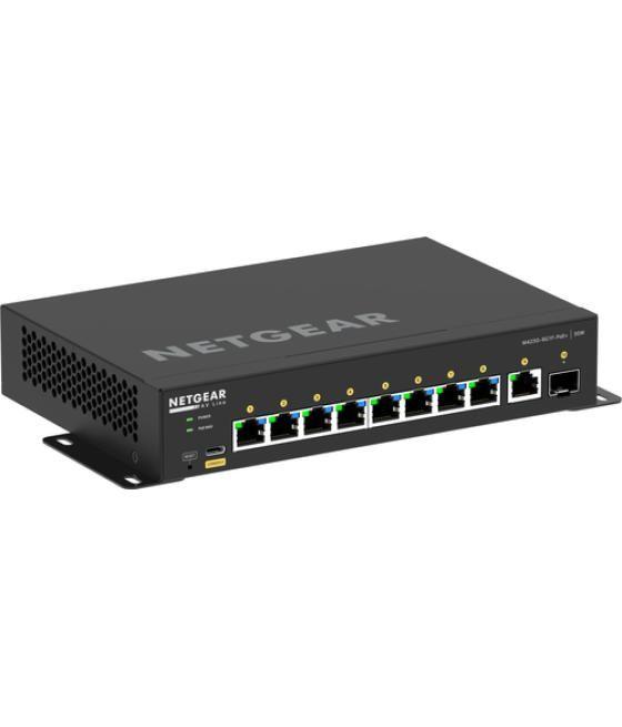 NETGEAR GSM4210PD-100EUS switch Gestionado L2/L3 Gigabit Ethernet (10/100/1000) Energía sobre Ethernet (PoE) Negro