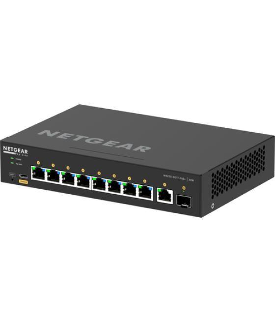 NETGEAR GSM4210PD-100EUS switch Gestionado L2/L3 Gigabit Ethernet (10/100/1000) Energía sobre Ethernet (PoE) Negro