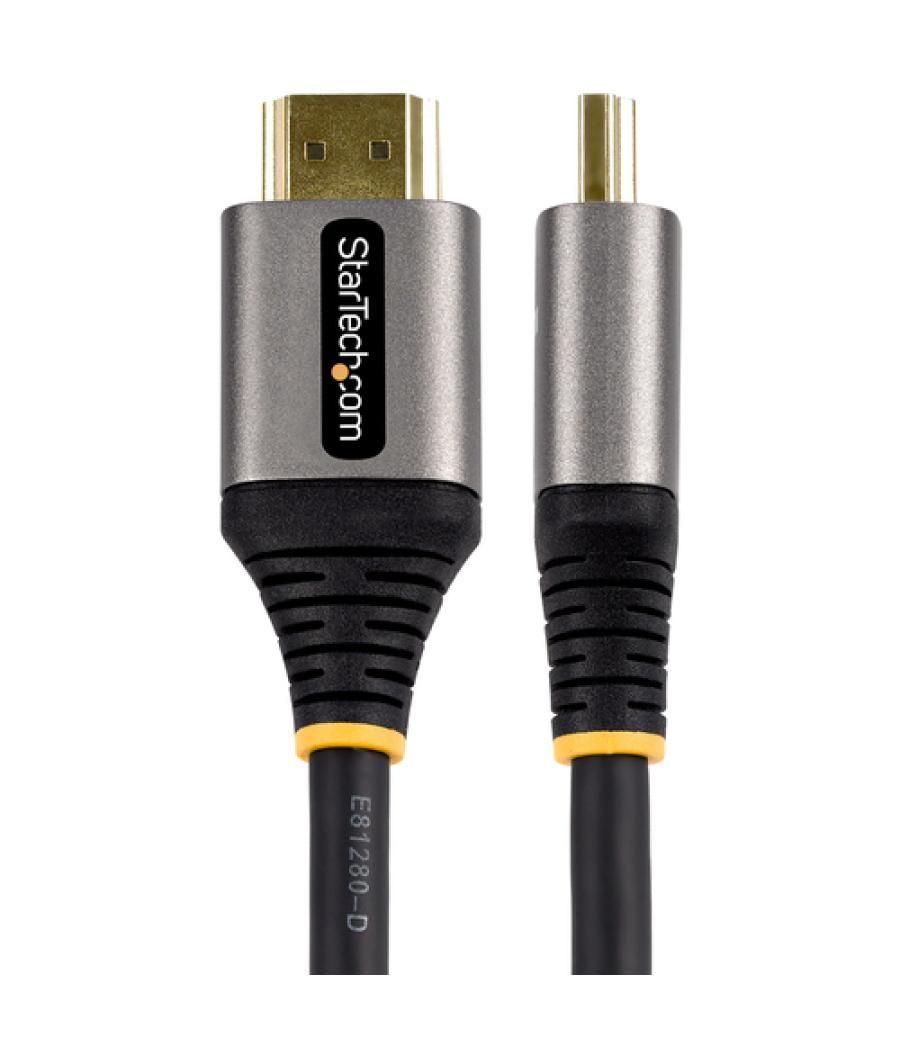 StarTech.com Cable 4m HDMI 2.1 - Cable HDMI Certificado de Ultra Alta Velocidad - 48Gbps - 8K 60Hz/4K 120Hz - HDR10+ - eARC - Ul