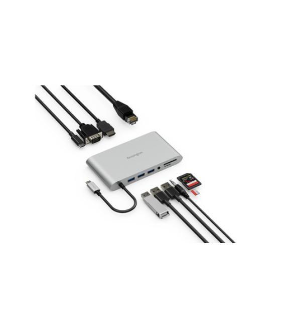 Kensington Replicador móvil USB-C de 5 Gbps UH1440P con dos salidas de vídeo sin drivers – DP/HDMI/VGA