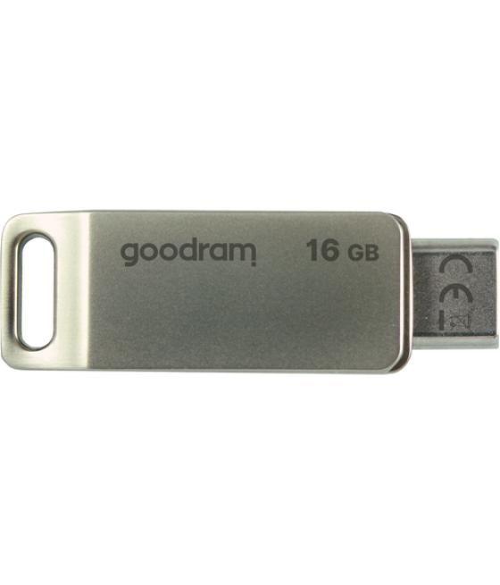 Goodram ODA3 unidad flash USB 16 GB USB Type-A / USB Type-C 3.2 Gen 1 (3.1 Gen 1) Plata