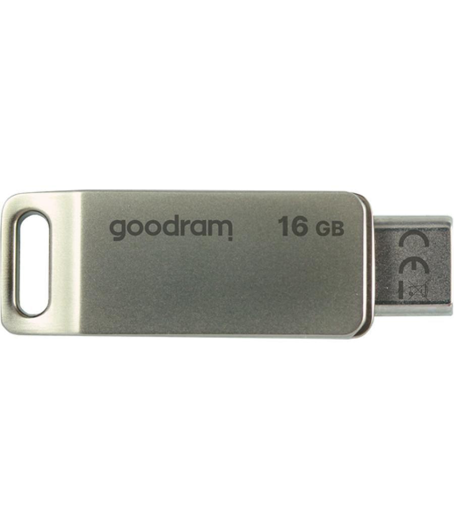 Goodram ODA3 unidad flash USB 16 GB USB Type-A / USB Type-C 3.2 Gen 1 (3.1 Gen 1) Plata