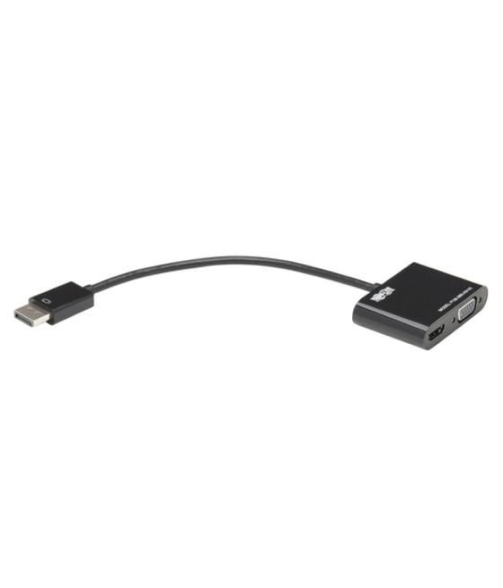 Tripp Lite P136-06N-HV-V2 Adaptador Convertidor Todo en Uno DisplayPort a VGA/HDMI, DP ver 1.2, 4K 30 Hz HDMI