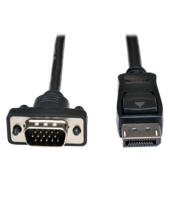 Tripp Lite P581-006-VGA-V2 adaptador de cable de vídeo 1,8 m DisplayPort Negro