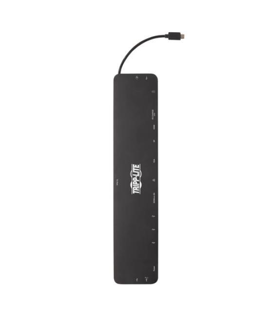 Tripp Lite U442-DOCK7D-B Estación de Conexión USB C, Pantalla Triple - 4K HDMI y DP, VGA, USB 3.2 Gen 1, Hub USB A y USB C, GbE,