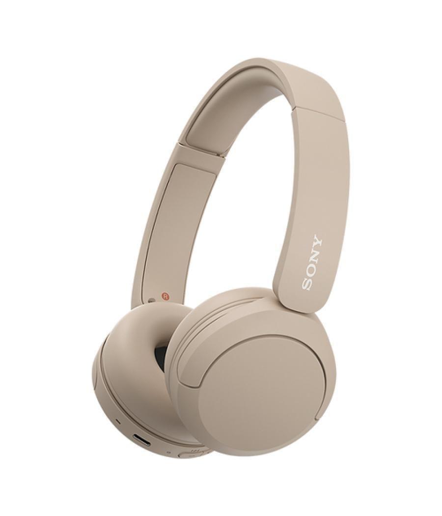 Sony WH-CH520 Auriculares Inalámbrico Diadema Llamadas/Música USB Tipo C Bluetooth Base de carga Crema de color