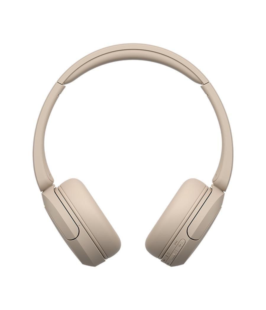 Sony WH-CH520 Auriculares Inalámbrico Diadema Llamadas/Música USB Tipo C Bluetooth Base de carga Crema de color