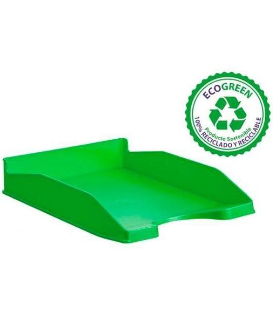 Archivo 2000 bandeja archivo 2000 apilable en 3 posiciones fondo liso formato din a4 y folio 345x255x60 mm verde
