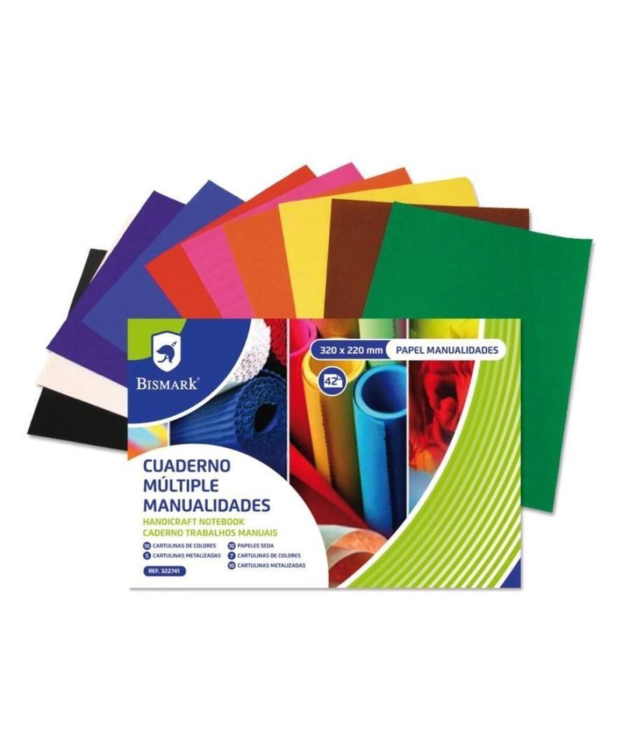 Bismark cuaderno multiple para manualidades 42h 33x22cm -12u-