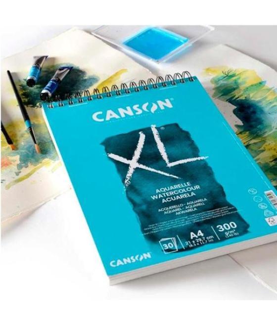 Canson bloc dibujo xl aquarelle 20h a5 blanco