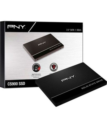 PNY CS900 - 120 GB - 2.5" Internos SSD - SATA 6Gb/s - 2.5" - interno - 515 MB/s lectura - 490 MB/s escritura - 3D NAND - Imagen 