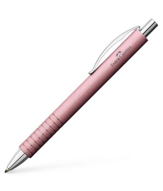 Faber castell bolígrafo essentio b aluminio rosé