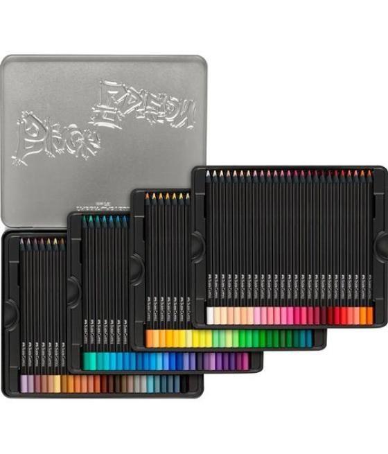 Faber castell lápices de colores black edition caja metal 100 surtidos