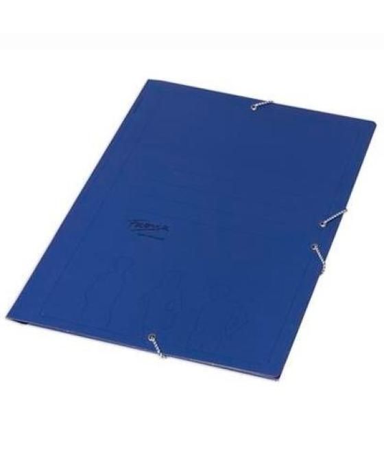 Fabrisa carpeta de gomas azul basica sin solapas folio