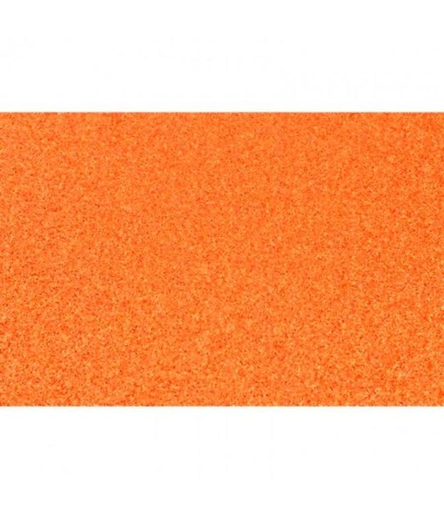 Fama goma eva 50x70 2mm glitter pack 10h naranja