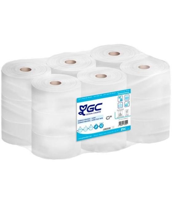 Gc papel higiénico industrial 2c 620/124 pst saco 18 rollos *fsc mix credit*