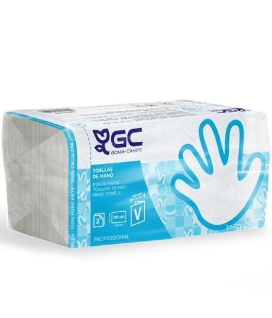 Gc toallas mano 2c xtrasec pst 196ud c3920 plegadas v blanco