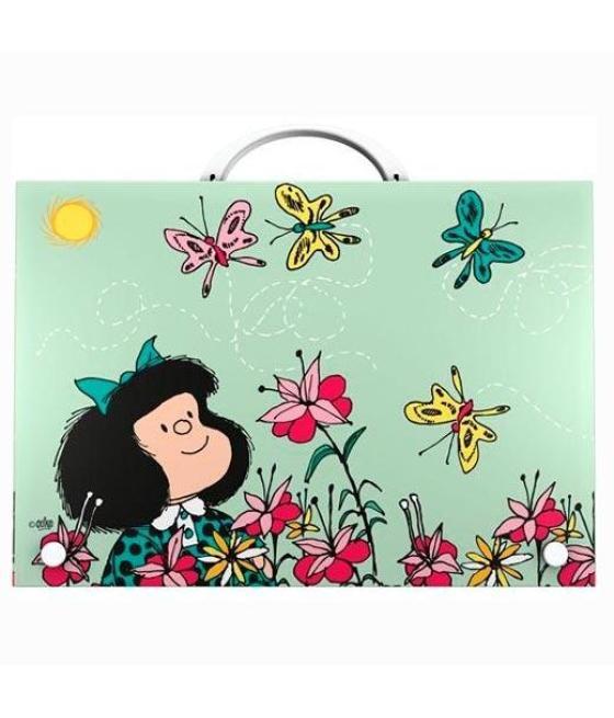 Grafoplás maletín c/asa folio polipropileno ma3.pp mafalda primavera