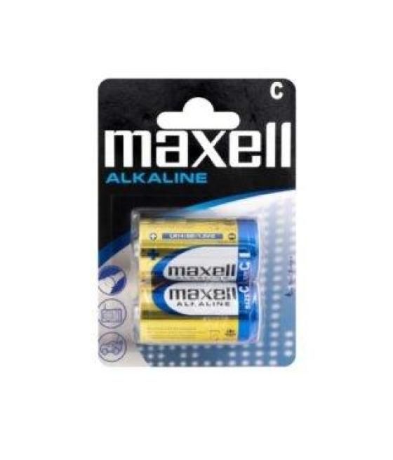 Maxell pilas alcalinas c - lr14 - pack 2 uds